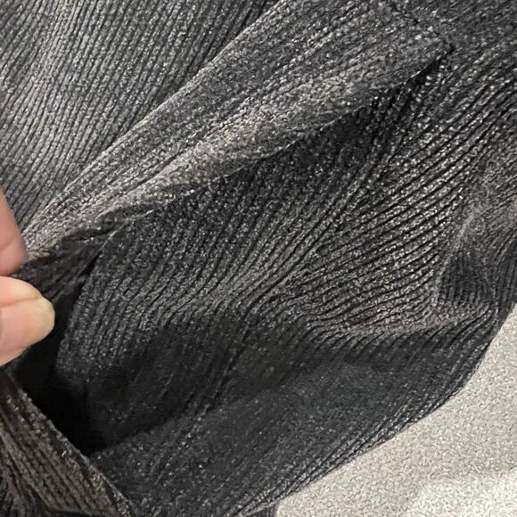 Men's Black Elephant Corduroy Feel Blazer Sport Coat 3 Button - Picture 9 of 11